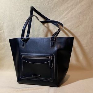 Black leather Vera Bradley bag